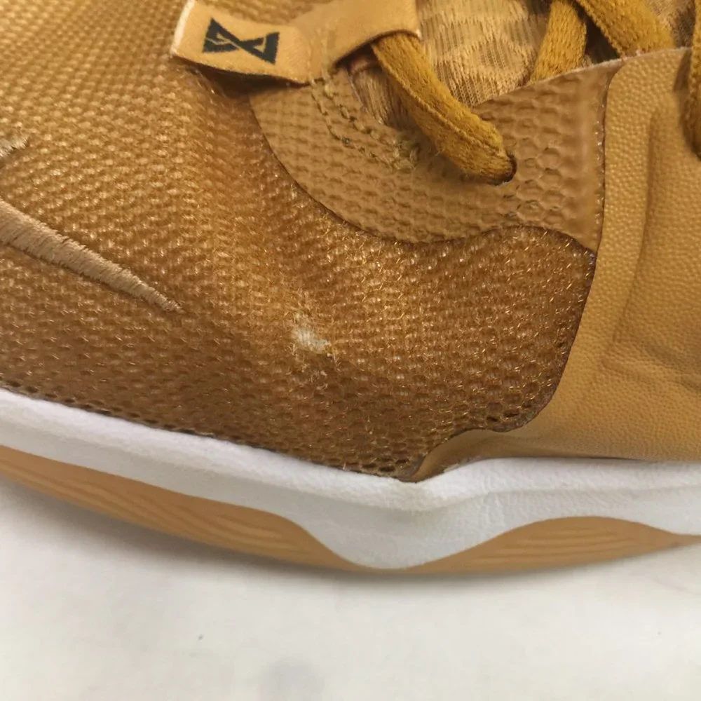 Sneakers Shoes Nike PG 5 Paul George Metallic Gold Wheat Basketball 11.5 - Picture 4 of 16